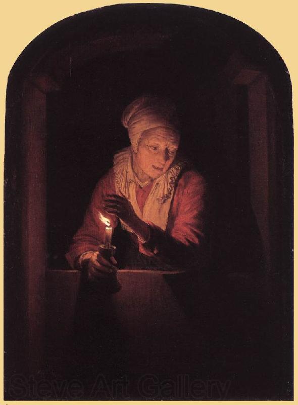 DOU, Gerrit Old Woman with a Candle  df